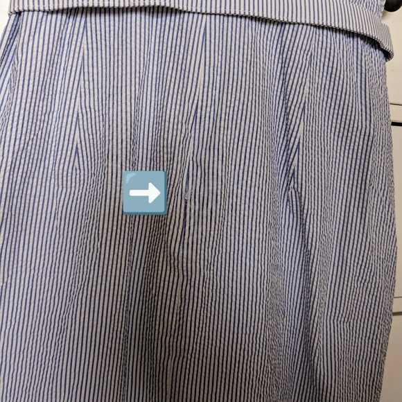 Sz 2 J Crew White & Blue Stripes Nautical Dress - Picture 8 of 9